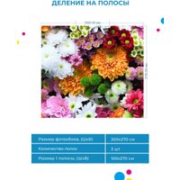 Фотообои ФабрикаФресок Цветочная Оранжерея 1013270 (300x270)