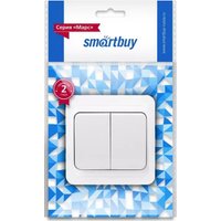Выключатель SmartBuy SBE-02w-10-SW2-0