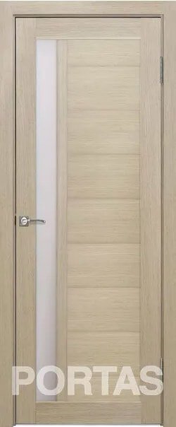 

Межкомнатная дверь Portas S28 70x200 (лиственница крем, стекло мателюкс матовое)