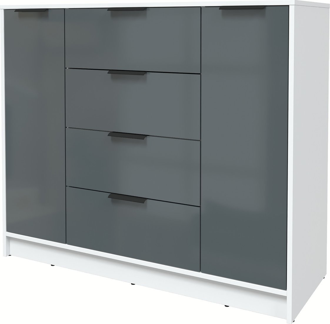 

Тумба Интерлиния Концепт КТ-Т120 Глосс (белый платинум/асфальт глянец)