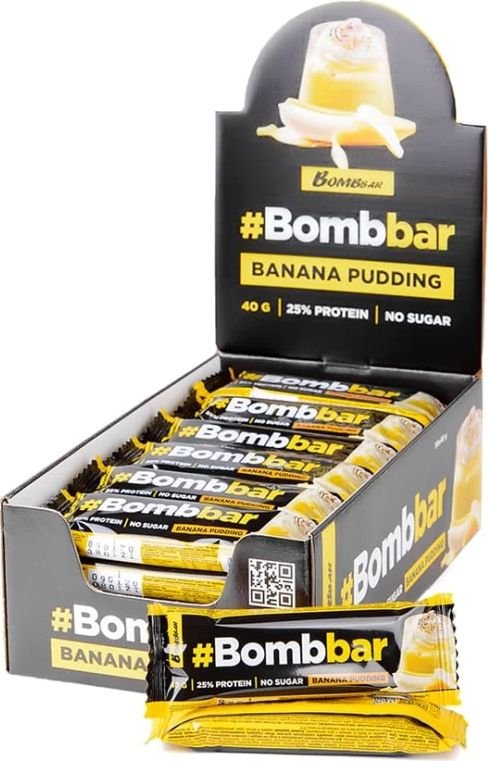 

Протеиновый батончик Bombbar Банановый пудинг в шоколаде (40 г)