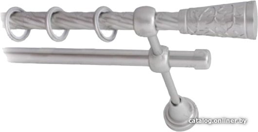

Карниз для штор Lm Decor Византия (сатин, витая, 2.8м 25мм, 1 ряд)