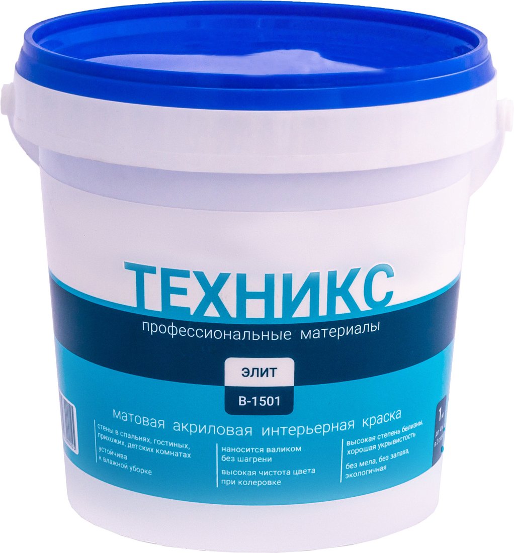 

Краска Техникс Элит В-1501 P 1 кг (белый)