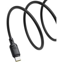 Кабель Baseus Silky Series Fast Charging Cable USB to Type-C 100W (2 м, черный)