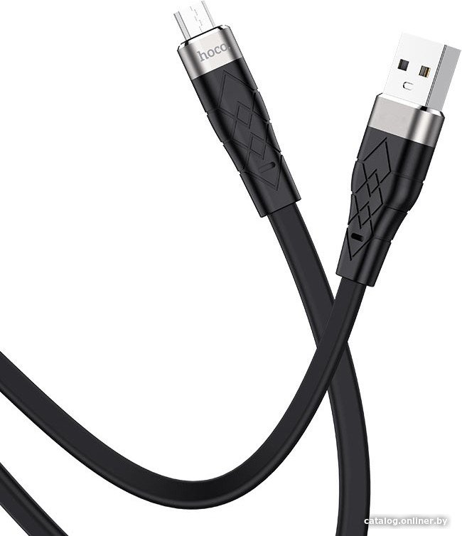 Кабель Hoco X53 USB Type-A - microUSB (1 м, черный)