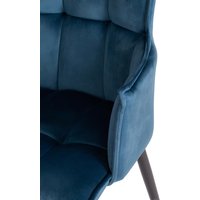 Стул с подлокотниками TetChair Saskia mod.8283 (синий)