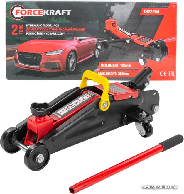 Подкатной домкрат ForceKraft FK-TH22254 2т