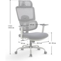 Офисное кресло myroo Office Grace MC094A-GG (grey/grey)