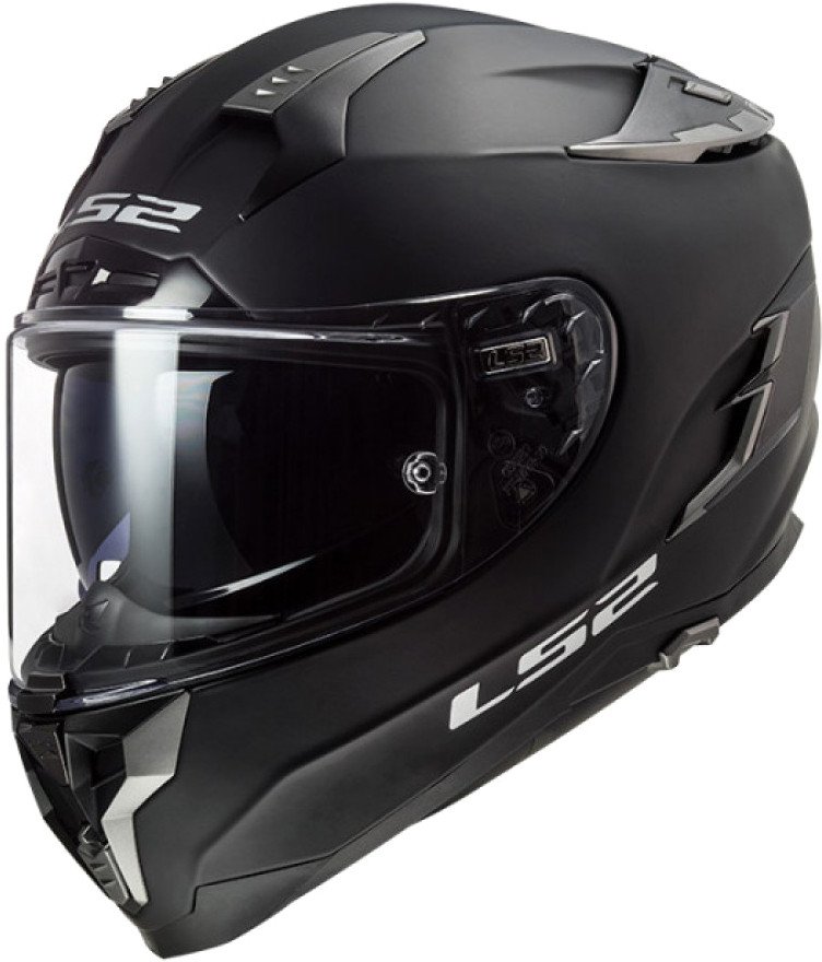 

Мотошлем LS2 FF327 Challenger Solid (M, черный матовый)