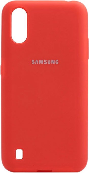 

Чехол для телефона EXPERTS Original для Samsung Galaxy A01 (темно-красный)