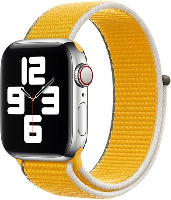 Ремешок Apple из плетеного нейлона 40 мм (ярко-жёлтый) MJFT3
