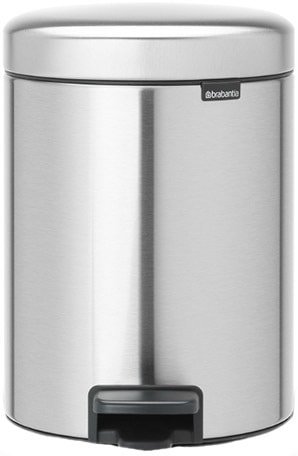 

Мусорное ведро Brabantia Pedal Bin NewIcon 5 л (стальной с защитой от отпечатков)