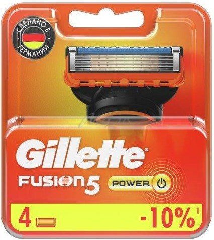 

Сменные кассеты для бритья Gillette Fusion5 Power (4 шт) 7702018877591