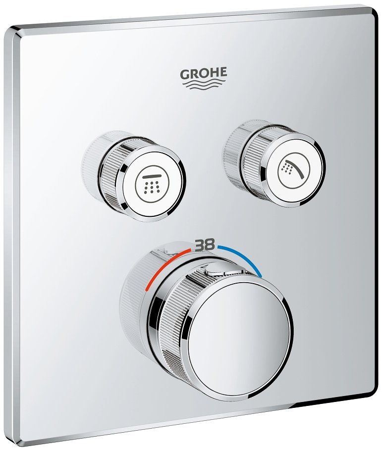

Смеситель без скрытого механизма Grohe Grohtherm SmartControl 29124000