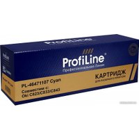 Картридж ProfiLine PL-46471107-C (аналог Oki 46471107 C)