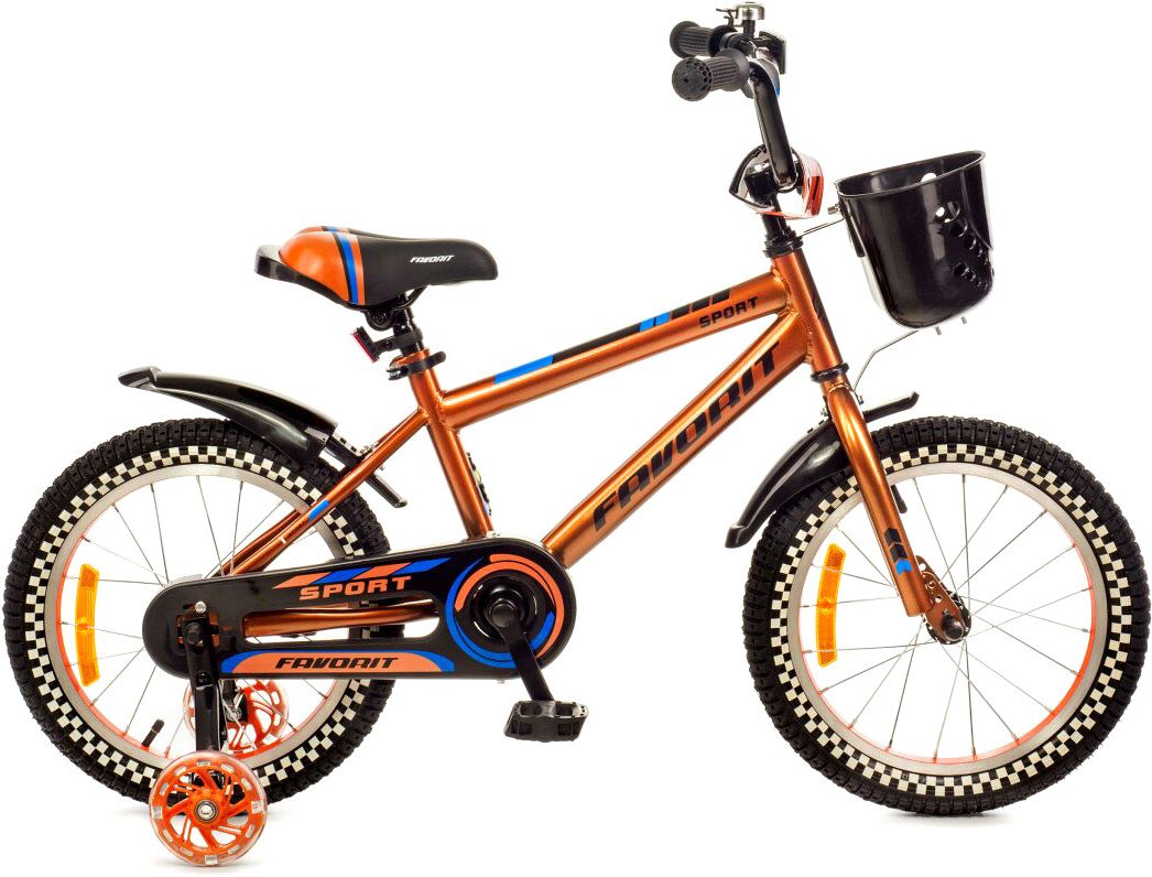 Детский велосипед Favorit Sport 16 SPT-Y16OR (оранжевый)