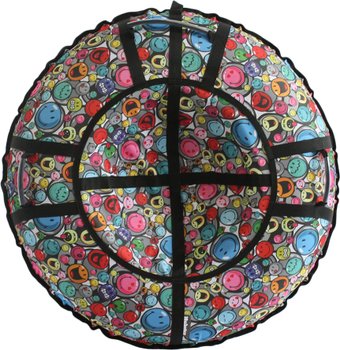 Тюбинг Подушкевич Ватрушка для катания (110 см, смайлы)