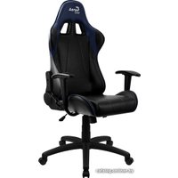Игровое (геймерское) кресло AeroCool AC100 AIR (черный/синий)