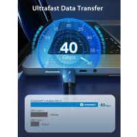 Кабель Cabletime Thunderbolt - USB Type-C (0.7 м, черный) в Бресте