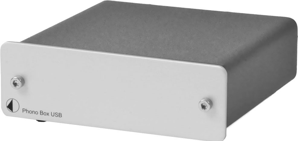 

MM/MC фонокорректор Pro-Ject Phono Box USB (серебристый)