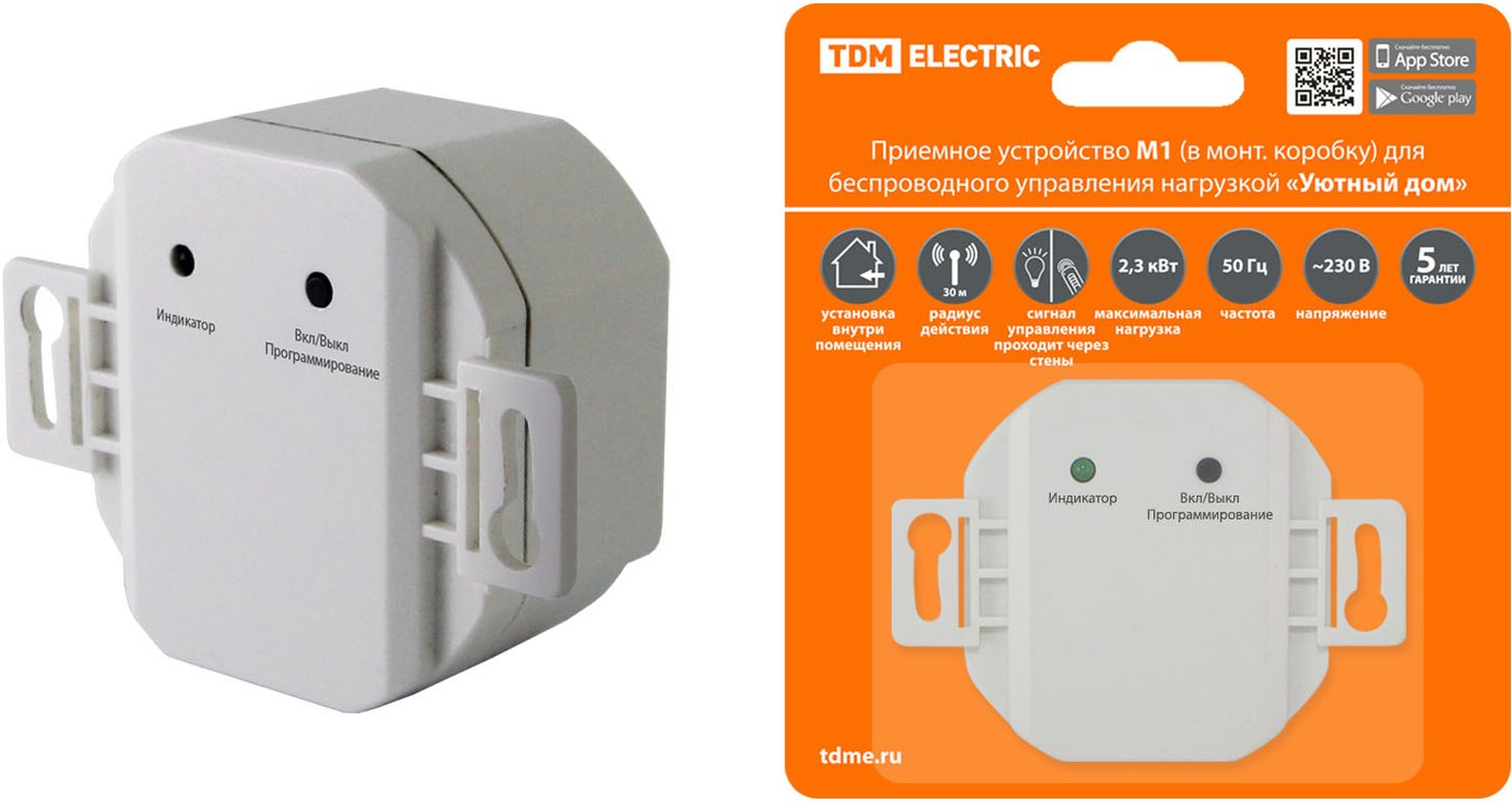 

Реле TDM Electric Приемное устройство М1 SQ1508-0213