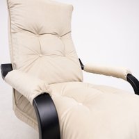 Кресло-качалка Импэкс Форест (венге текстура/Velur V 18)