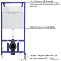 Унитаз подвесной Berges Wasserhaus Gamma + Novum525 + D5 042418