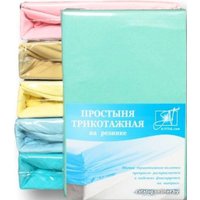Простыня Альвитек Трикотажная на резинке 60x120x15 ПТР-М-060 (ментол)