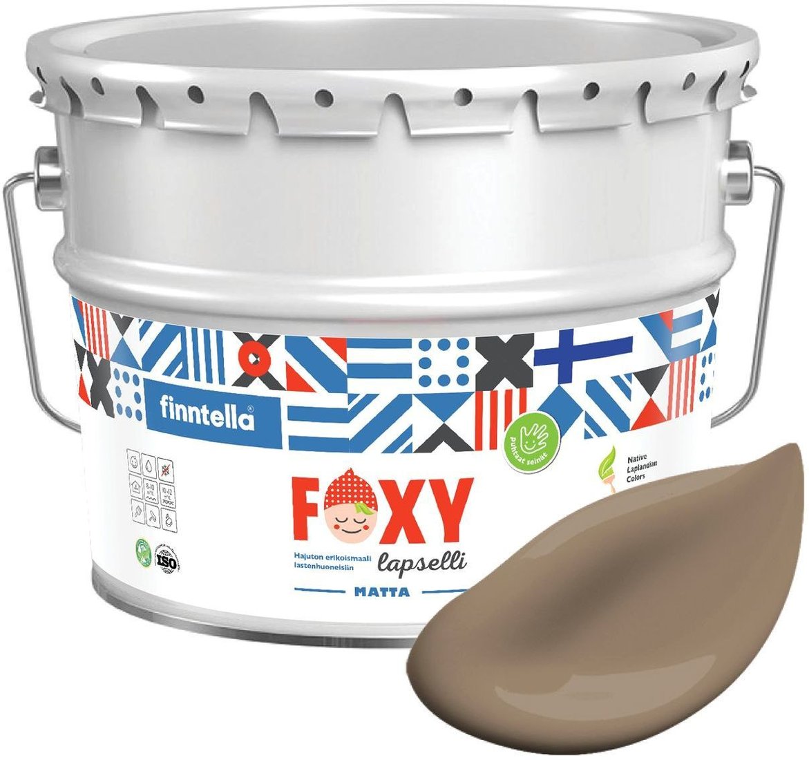 

Краска Finntella Foxy Lapselli Matte Tatti F-50-1-9-FL260 9 л (коричневый)