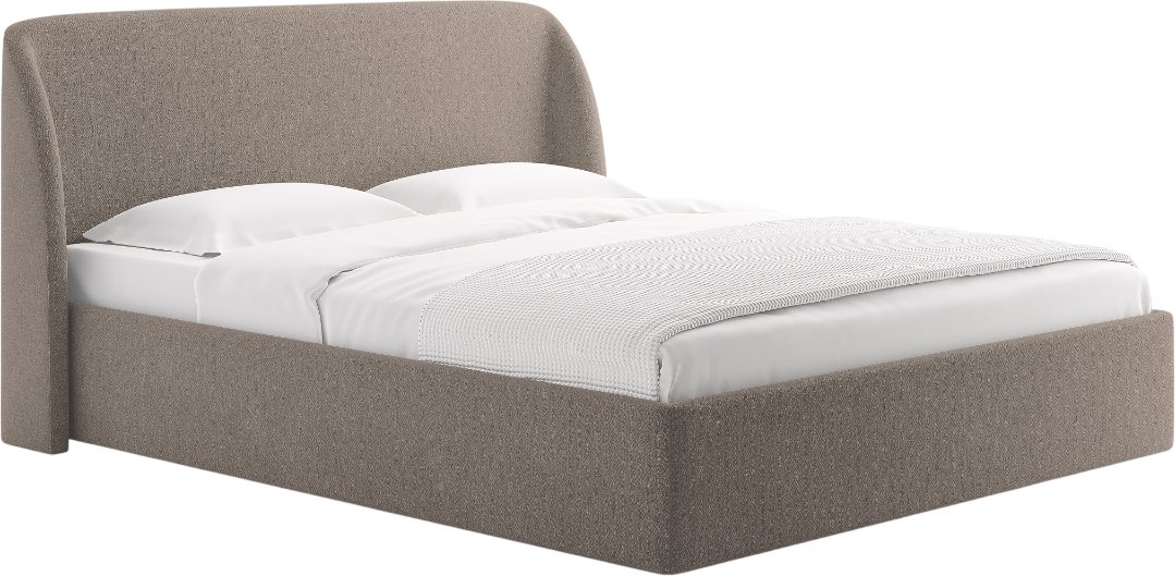 

Кровать Сонум Nicole 180x200 (рогожка мокко)