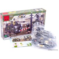 Конструктор Enlighten 808 Блок-пост и БТР