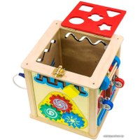 Бизиборд Alatoys Развивающий куб БК01