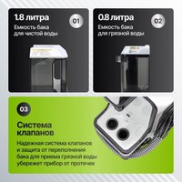 Пылесос Kiwi KCC-4322 (белый) в Витебске