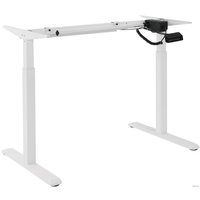 Стол для работы стоя ErgoSmart Electric Desk 1380x800x18 мм (альпийский белый/белый)