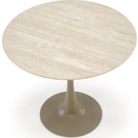 Кухонный стол Halmar Tolio 90/76 (травертин/кашемир)