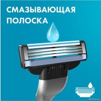 Бритвенный станок Gillette Mach3 5 сменных кассет 7702018558940