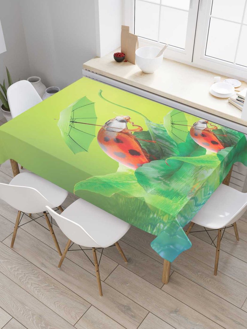 

Скатерть JoyArty Забавные божьи коровки tc_2628_120x145