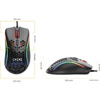 Игровая мышь Glorious Model D (глянцевый черный)