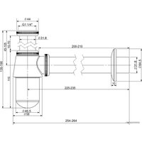 Сифон Wellsee Drainage System 182103000 (хром)