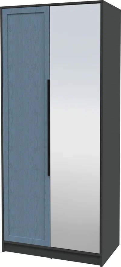 

Шкаф распашной Интерлиния Концепт Тренд КТ-Ш2(з) (антрацит/дуб лазурный)