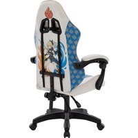 Игровое (геймерское) кресло Defender Legas (белый/синий)