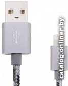 Кабель Borofone BX24 Lightning 1 м (серый)