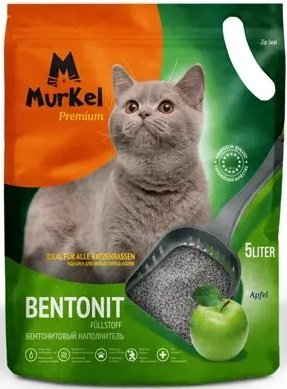 

Наполнитель для туалета MurKel Бентонит 5л (яблоко)