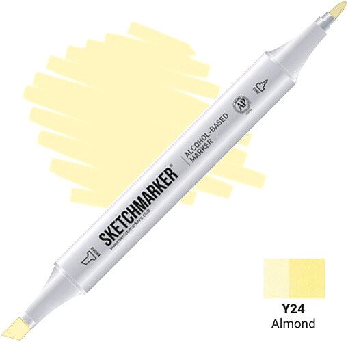 

Маркер художественный Sketchmarker Двусторонний Y24 SM-Y24 (миндаль)