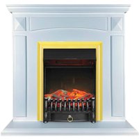 Каминокомплект Смолком Viking STD-ASP Fobos FX Brass RB-STD 5BRFX (бьянко белый)