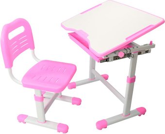 Парта Fun Desk Sole (розовый)