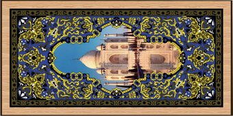 Шашки/нарды Partida Сирия. Тадж Махал средние rastm50