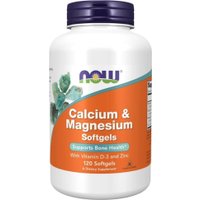 Витамины, минералы Now Foods Кальций, Магний + Vitamin D-3 и Цинк/Calcium + Magnesium (120 капсул)