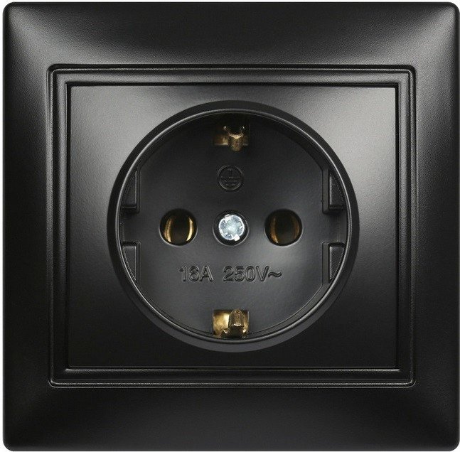 Розетка SmartBuy Венера SBE-01b-16-S1-Z-c