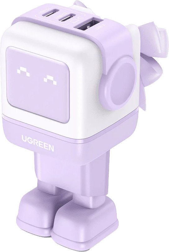 Сетевое зарядное Ugreen Nexode RG 65W CD361 (белый/сиреневый)